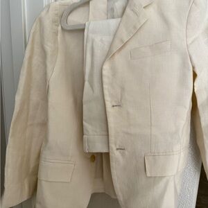 Boy’s Polo Ralph Lauren linen Blazer and Slacks (cream suit)